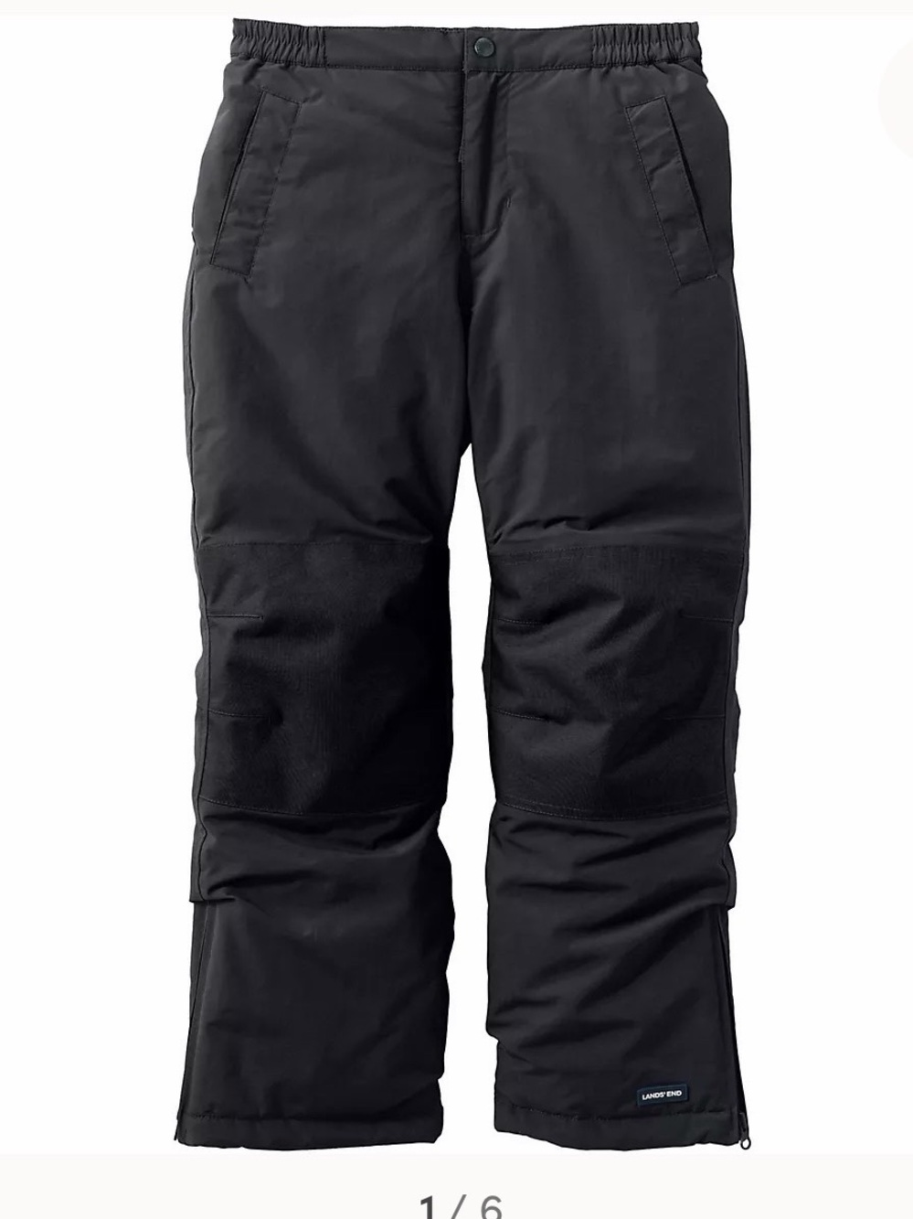 EUC Lands End kids squall ski pants- blue size 12